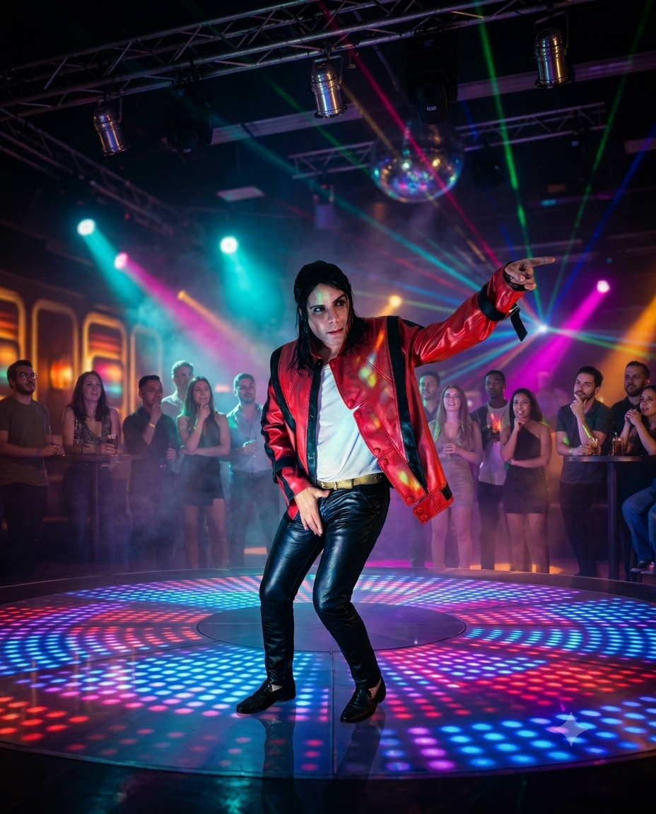 Show central — Yo me llamo Michael Jackson, chaqueta roja